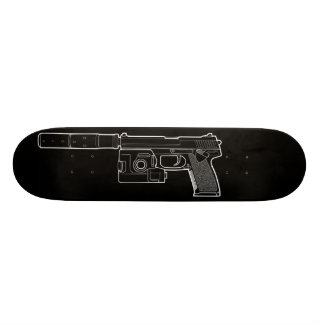 Skate preto da MARCA 23 de USSOCOM