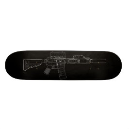 Skate preto da modificação 0 de CQBR MK18