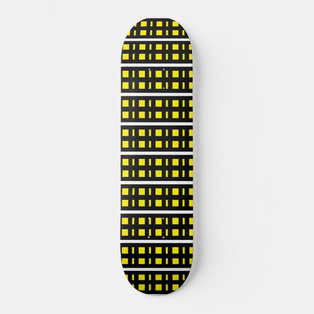 skate preto e amarelo (Frente)