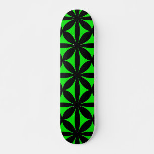 Skate Preto e Verde Incrível Moderno / Impressão
