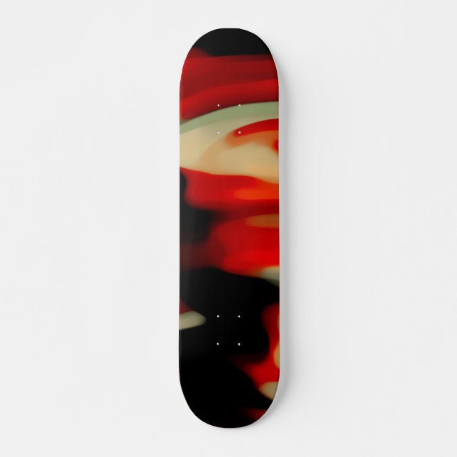 Skate Preto e Vermelho (Frente)