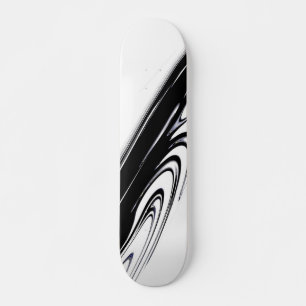 Skate Preto Moderno e Branco