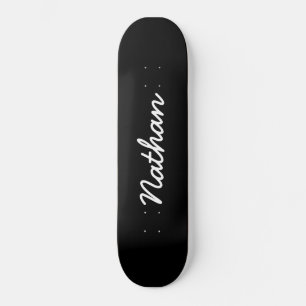 Skate Preto personalizável