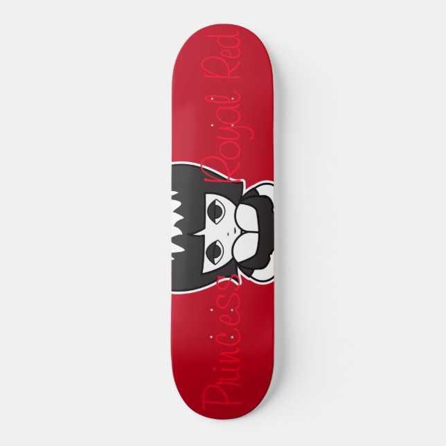 Skate Princesa em Vermelho Real (Frente)