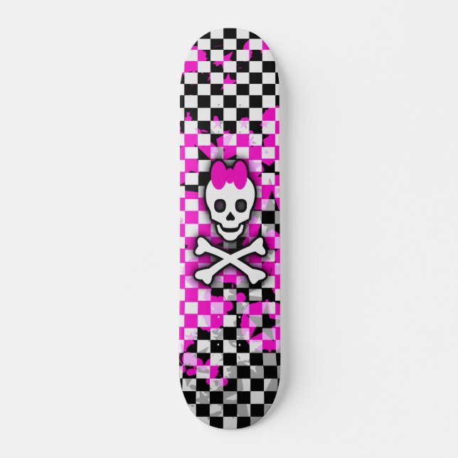 Skate Princesa Skull Girls (Frente)