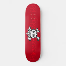 Skate Princesa Tiara em Real Vermelho