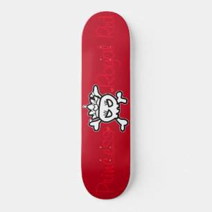 Skate Princesa Tiara em Real Vermelho