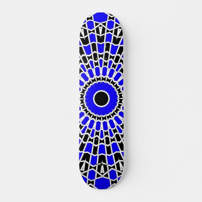 Skate Prisma Mandala ( Azul ) (Frente)