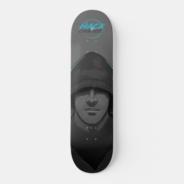 Skate Profissional "I`m hacker" Hack4Change (Frente)