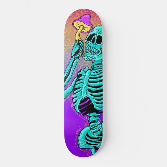 Skate Psicodélico Polimorfe Skeleton (Frente)