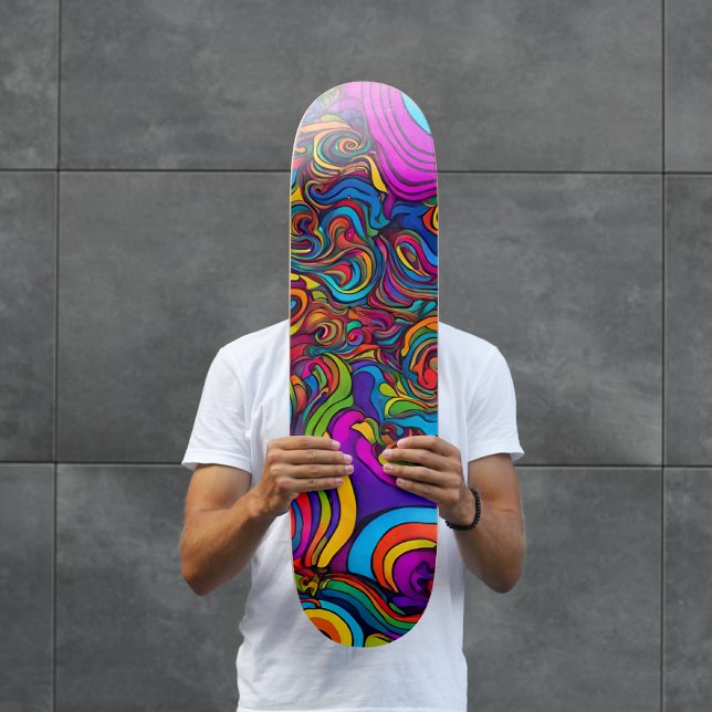 Skate Psychedelic Swirl (Criador carregado)