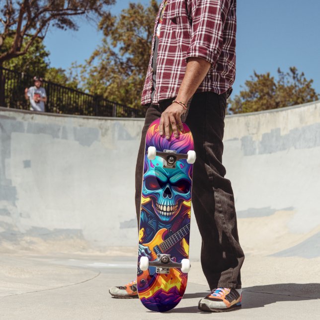 Skate Punk Rock Crânio (Ao ar livre 2)