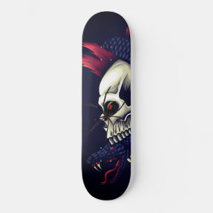Skate Punk Skull Mamba Black Widspider
