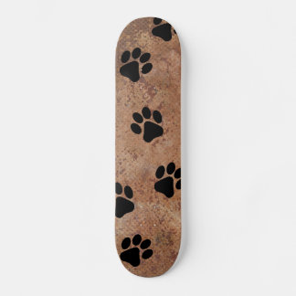 Skate Puppy Paw Prints