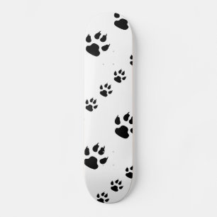 Skate Puppy Paw Prints