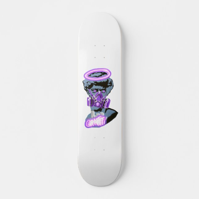Skate purple graffiti (Frente)
