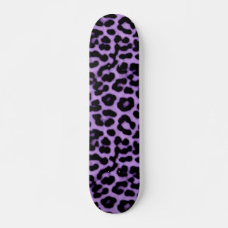 Skate Púrpura de Impressão das manchas-leopardo