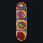 Skate Quadrados com Círculos Concentrados 1 | Kandinsky<br><div class="desc">Estudo de Cor: Quadrados com Círculos Concentrados 1 é uma pintura de 1913 de Wassily Kandinsky.</div>