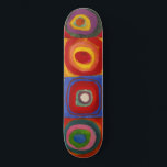 Skate Quadrados com Círculos Concentrados 3 | Kandinsky<br><div class="desc">Estudo de Cor: Quadrados com Círculos Concentrados 3 é uma pintura de 1913 de Wassily Kandinsky.</div>