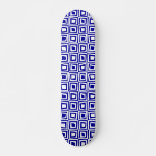 Skate Quadrados Retroativos - Preto em Azul Escuro