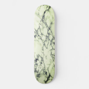 Skate Quadro Branco de Pedra Marble