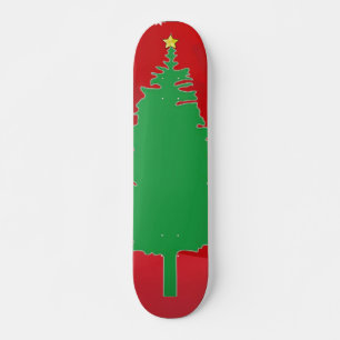 Skate Quadro de Árvore de Natal