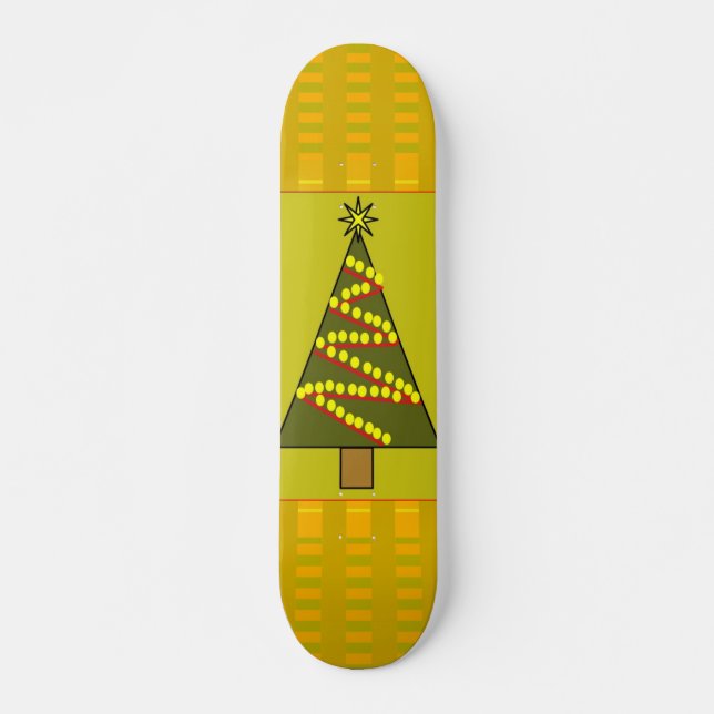 Skate Quadro de Árvore de Natal (Frente)