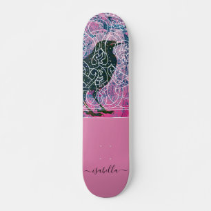 Skate Quadro de bordo do Raven Runestone Monograma Magn