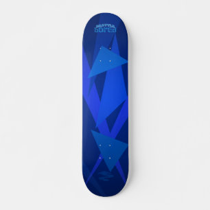 Skate Quadro de Capa Elétrico Azul