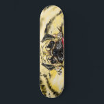 Skate Quadro de captura engraçado com o cão de boi<br><div class="desc">Pintura Engraçado Cachorro MIGNED</div>