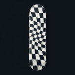 Skate Quadro De Controlo Vertical Preto E Pastel Branco<br><div class="desc">Travesseiro de design com varejo perfeito em cores pastel,  cheio de vibrações do excelente. Verificadores vermelhos modernos em branco preto. Este design psíquico retrô te leva para a terra maravilhosa. Verificações distorcidas em cores pastel. Grelha e giro,  torção,  padrão verificado</div>