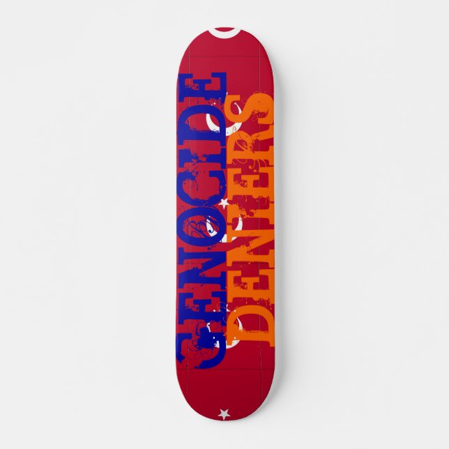 Skate Quadro de discussão do Genocídio Deniers (Frente)