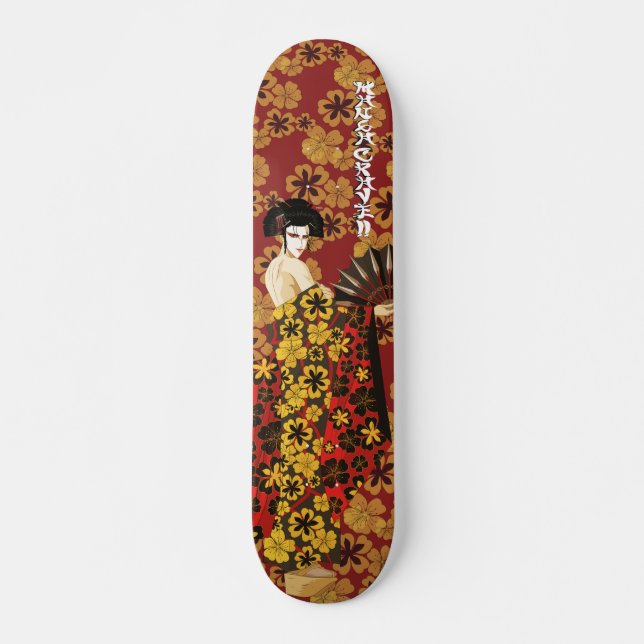 Skate Quadro de discussão sombreadoMasters_Geisha_vermel (Frente)