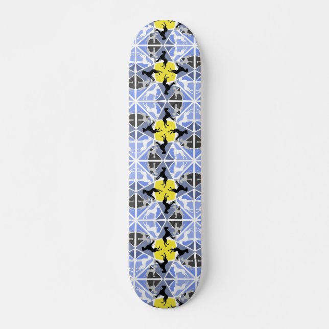 Skate quadro de Dogue Alemão (Frente)