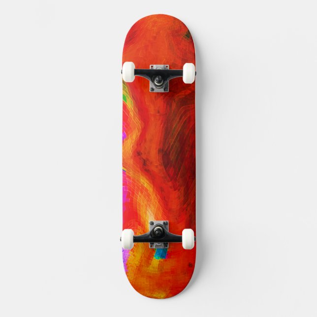 Skate Quadro de proteção contra incêndios, Monopatín de  (Frente)
