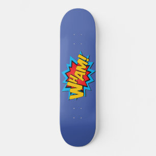 Skate Quadro de skate. Azul médio