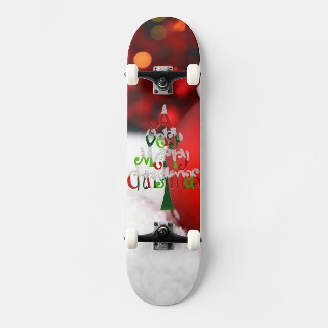Skate Quadro Feliz de Natal (Frente)