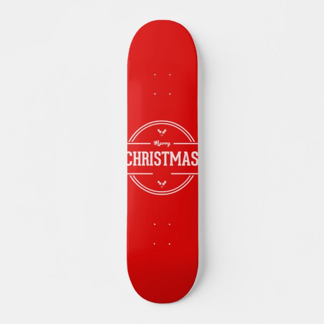 Skate Quadro Feliz de Natal (Frente)