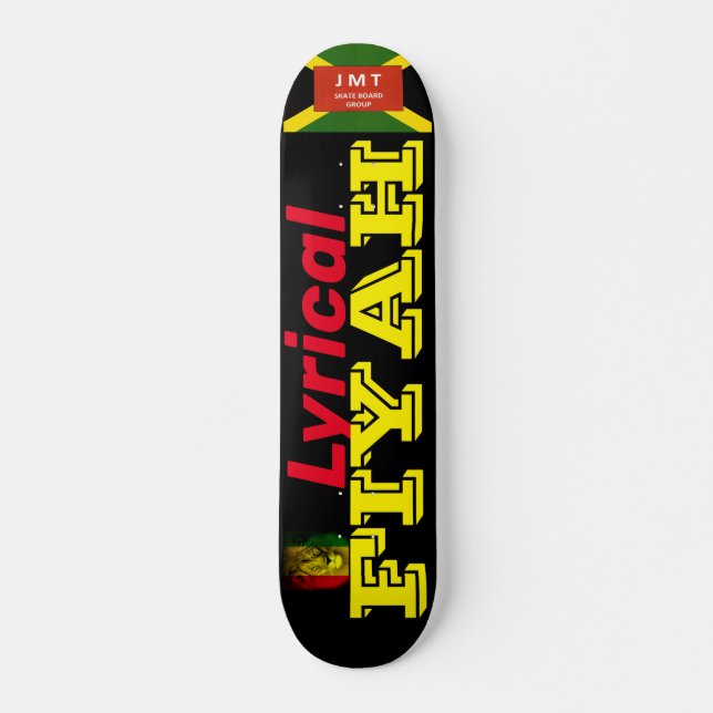 Skate Quadro FIYAH LYRICAL, deck de 7¾" (Frente)