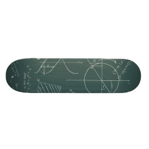 Skate Quadro-negro da matemática