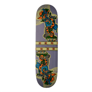 Skate Quetzalcoatl. Aztec Tribal.