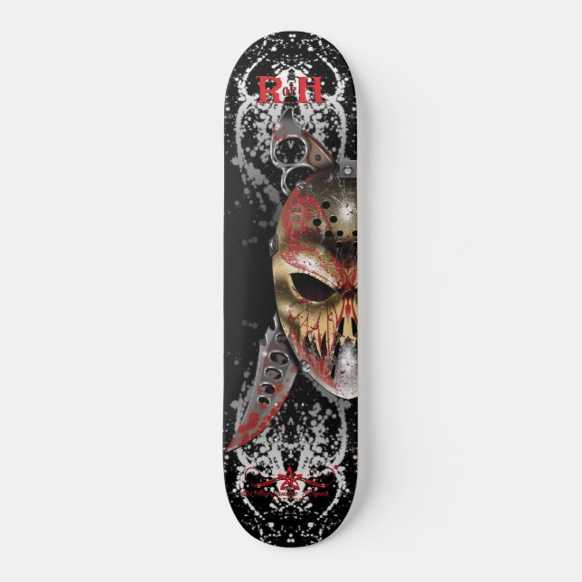 Skate R. de H. Ripper do Halloween (Frente)