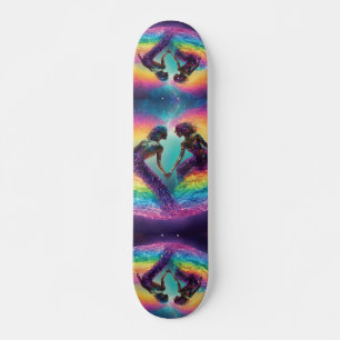 Skate Rainbow Cosmic Amantes Galáxias Femininas Energy S