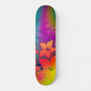 Skate Rainbow Floral