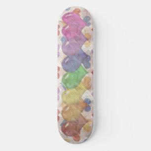 Skate Rainbow Hearts Girls Skatedeck