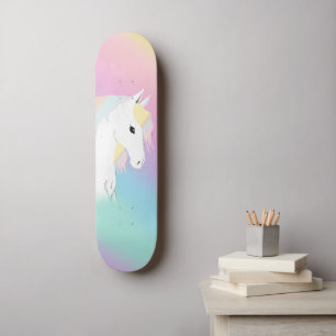 Skate Rainbow Horse Unicorn Equestrian Girly