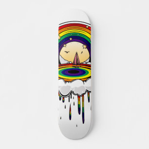 Skate Rainbow Rain