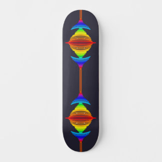 Skate Rainbow Soundwave – Symmetrical Vibrational Art
