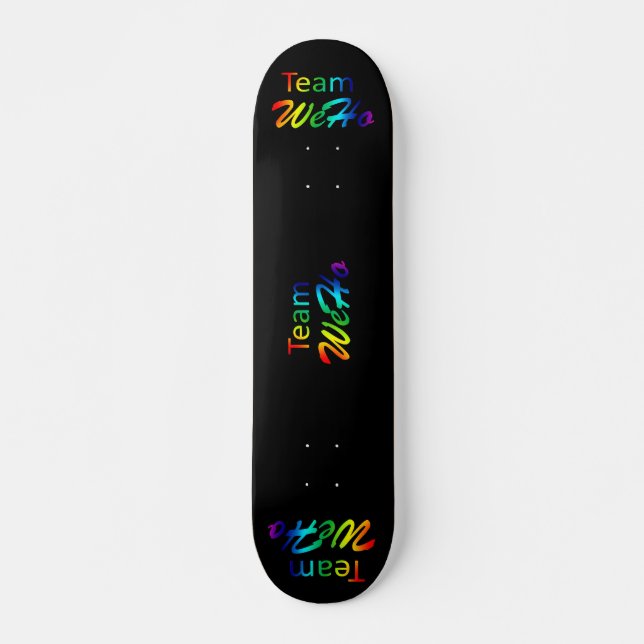 Skate Rainbow Team WeHo (Frente)