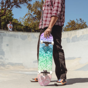 Skate Rainbow Unicorn Glitter 4